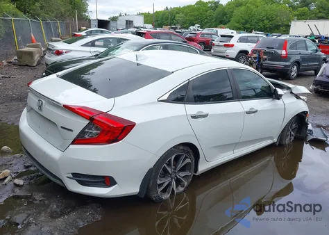 2020 Honda Civic Touring из США, поврежденный, VIN 19XFC1F91LE210390